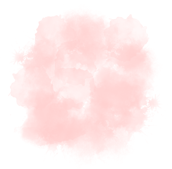 pink watercolor cloud